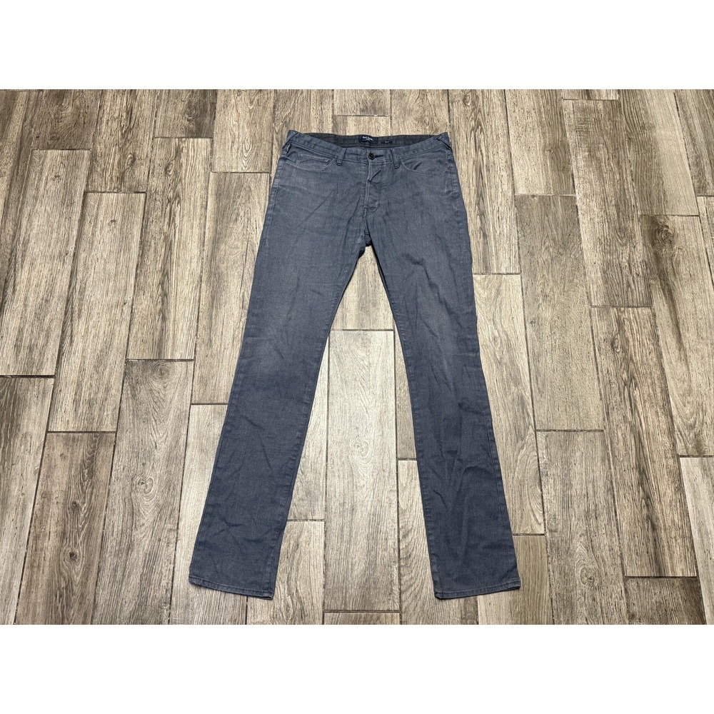 Paul Smith Jeans Mens Jeans 32x32 Gray 5 Pocket Cotton Denim Casual Designer